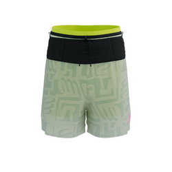 COMPRESSPORT Spodenki biegowe TRAIL RACING 2-IN-1 SHORT sugar/ice print