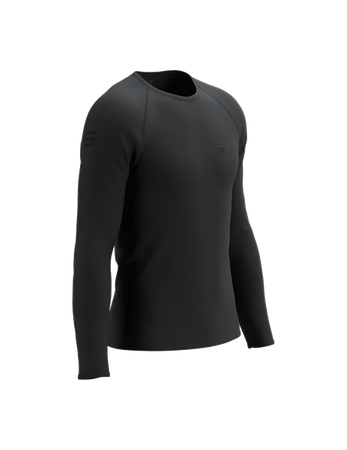 COMPRESSPORT Koszulka biegowa z długim rękawem TRAINING LS T-SHIRT black