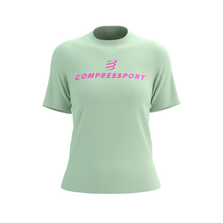 COMPRESSPORT Koszulka lifestyle damska PODIUM SS T-SHIRT ice flow