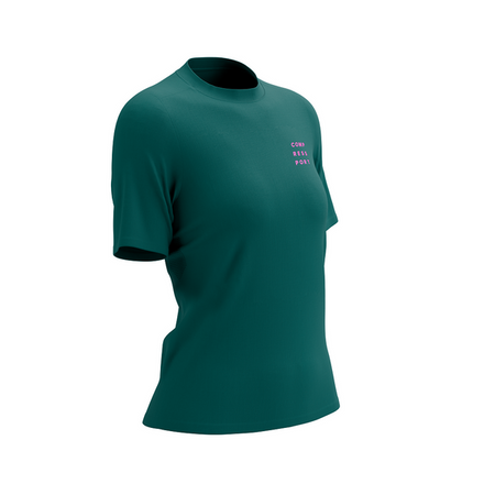 COMPRESSPORT Koszulka lifestyle damska PODIUM SS T-SHIRT storm