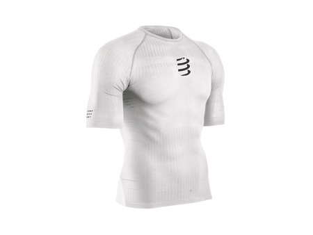 COMPRESSPORT Koszulka termiczna 3D THERMO 50 g SS T-SHIRT biała