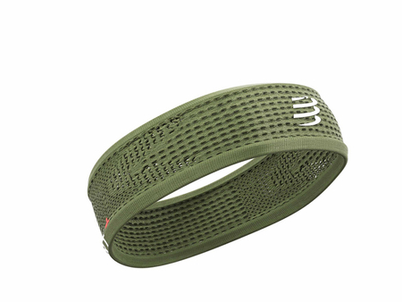 COMPRESSPORT Opaska na głowę THIN HEADBAND ON/OFF V3 zielona