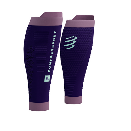 COMPRESSPORT Opaski kompresyjne na łydki R2V3 purple/grape