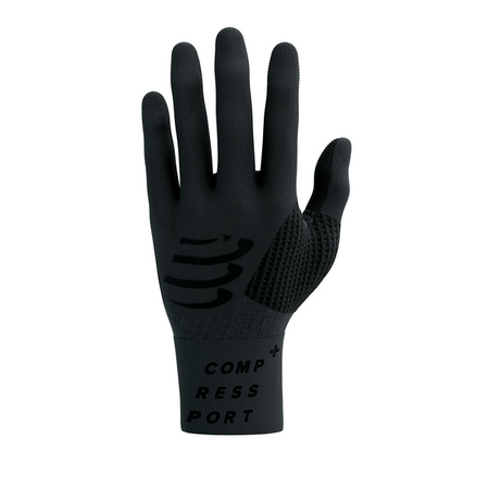 COMPRESSPORT Rękawiczki biegowe 3D THERMO GLOVES asphalte black