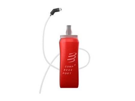 COMPRESSPORT Soft flask ERGO FLASK 500 ml red + rurka 